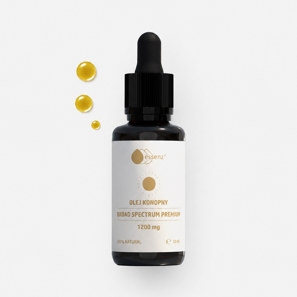Olej konopny broad spectrum premium 1200 mg 30ml