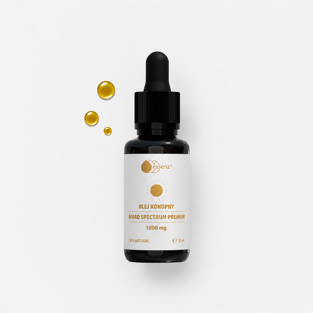 Olej konopny broad spectrum premium 1800 mg 30ml