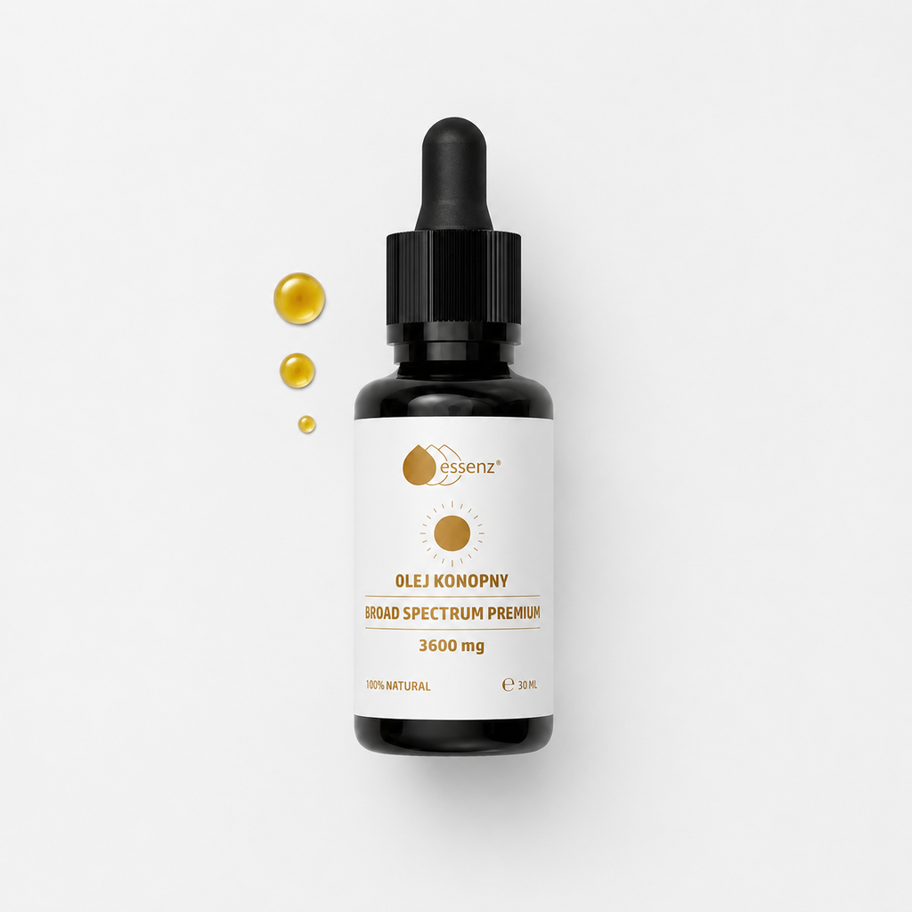Olej konopny broad spectrum premium 3600 mg 30ml