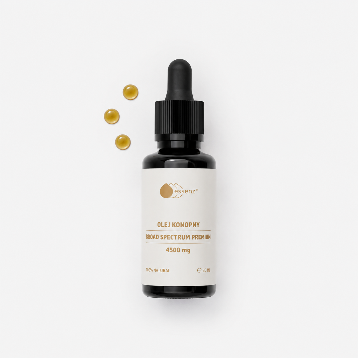 Olej konopny broad spectrum premium 4500 mg 30ml