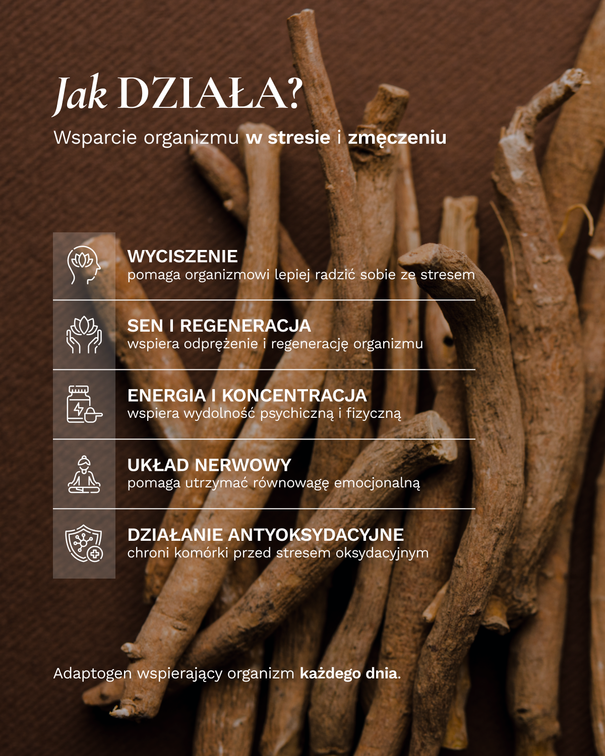 Ashwagandha - wyciszenie i energia 50 ml