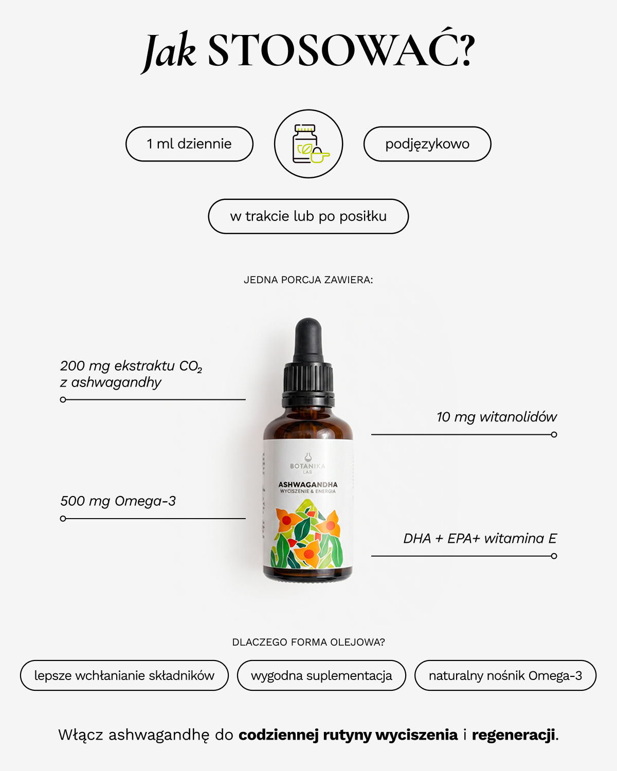 Ashwagandha - wyciszenie i energia 50 ml