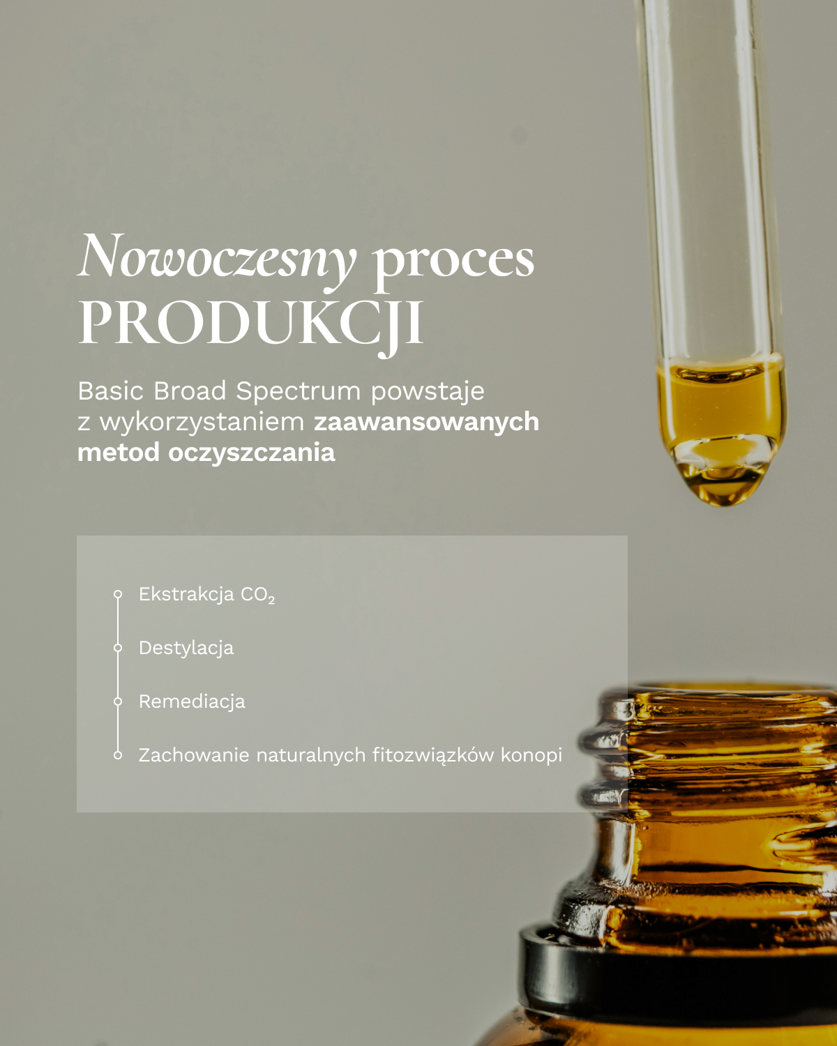 Olej konopny Basic Broad Spectrum 5% 500 mg 10 ml
