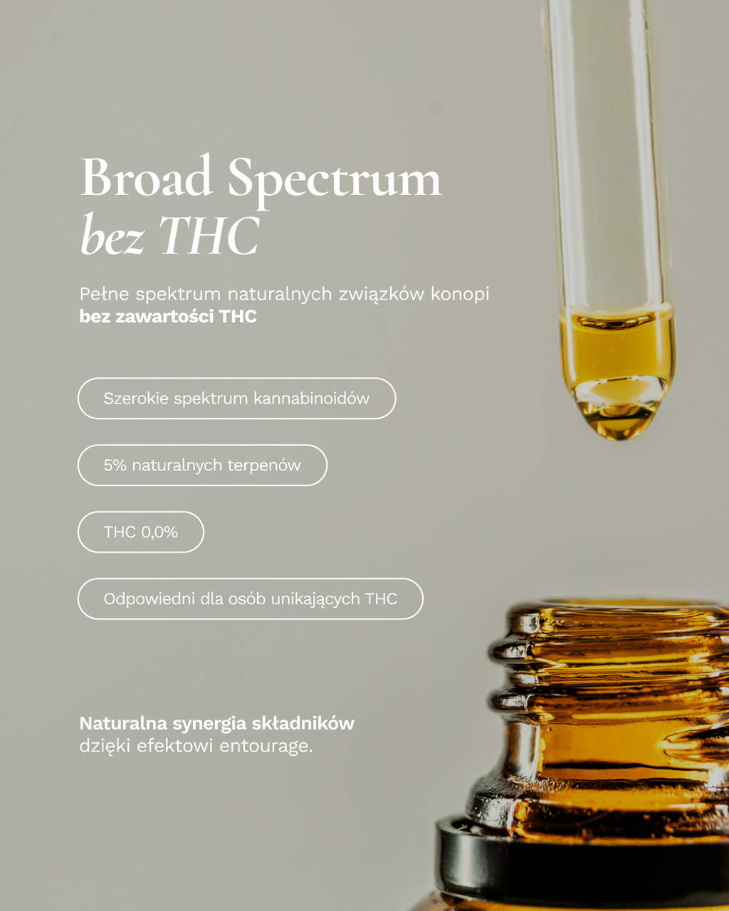 Olej konopny broad spectrum premium 5400 mg 30ml