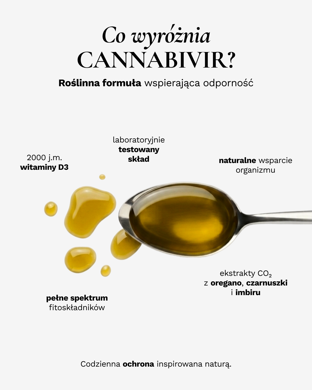 CannabiVir olej na odporność 30ml
