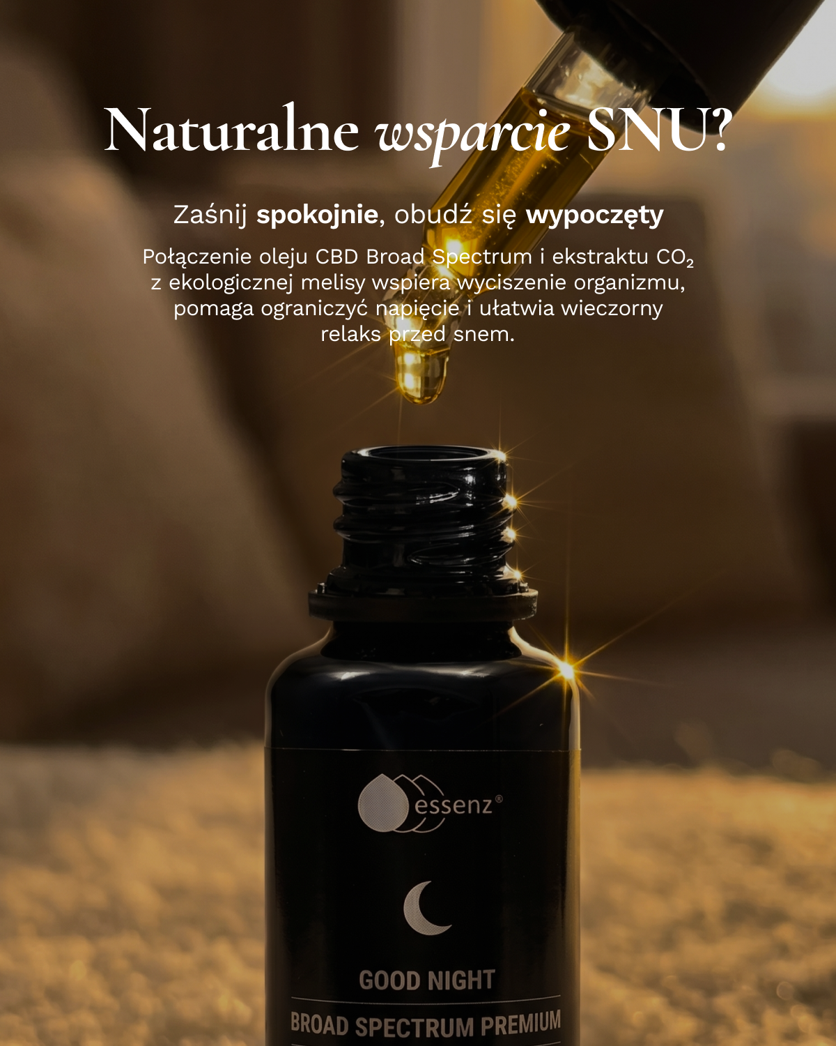 Good Night - olej konopny z ekstraktem z melisy 30 ml