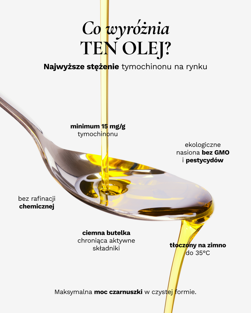 Olej z czarnuszki + super mocny 250ml