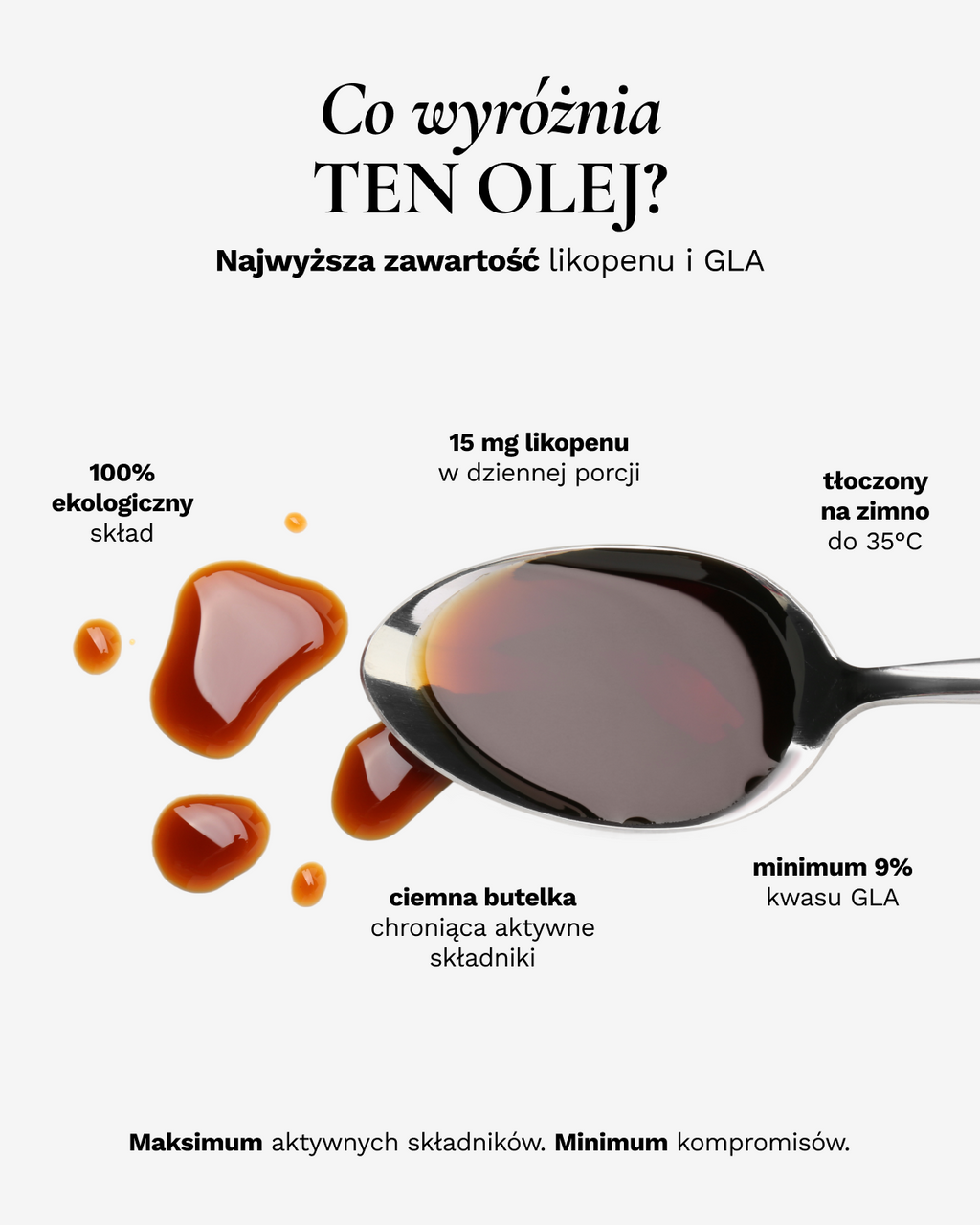 Olej z wiesiołka z likopenem i GLA – eliksir zdrowia 250ml