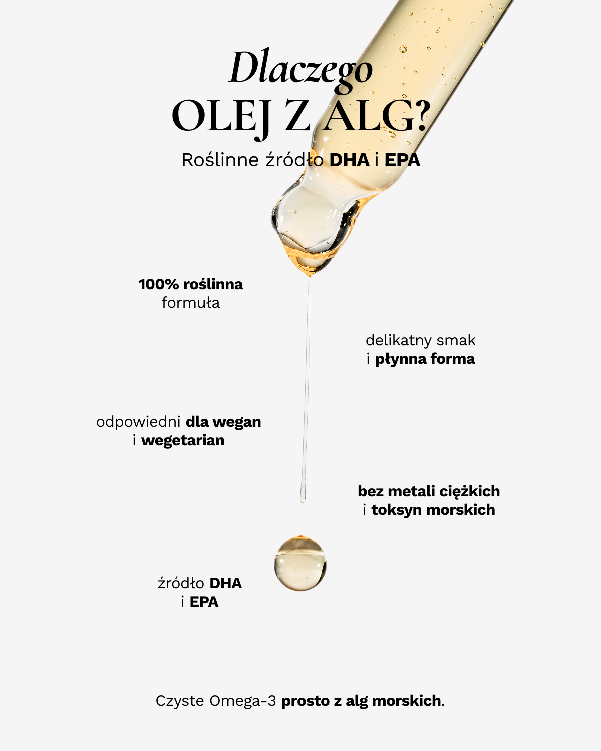 Kwasy OMEGA-3 w oleju z alg 150ml