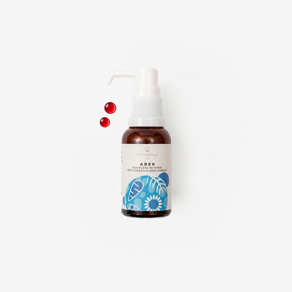 Witamina ADEK pochodzenia roślinnego 20ml - suplement diety