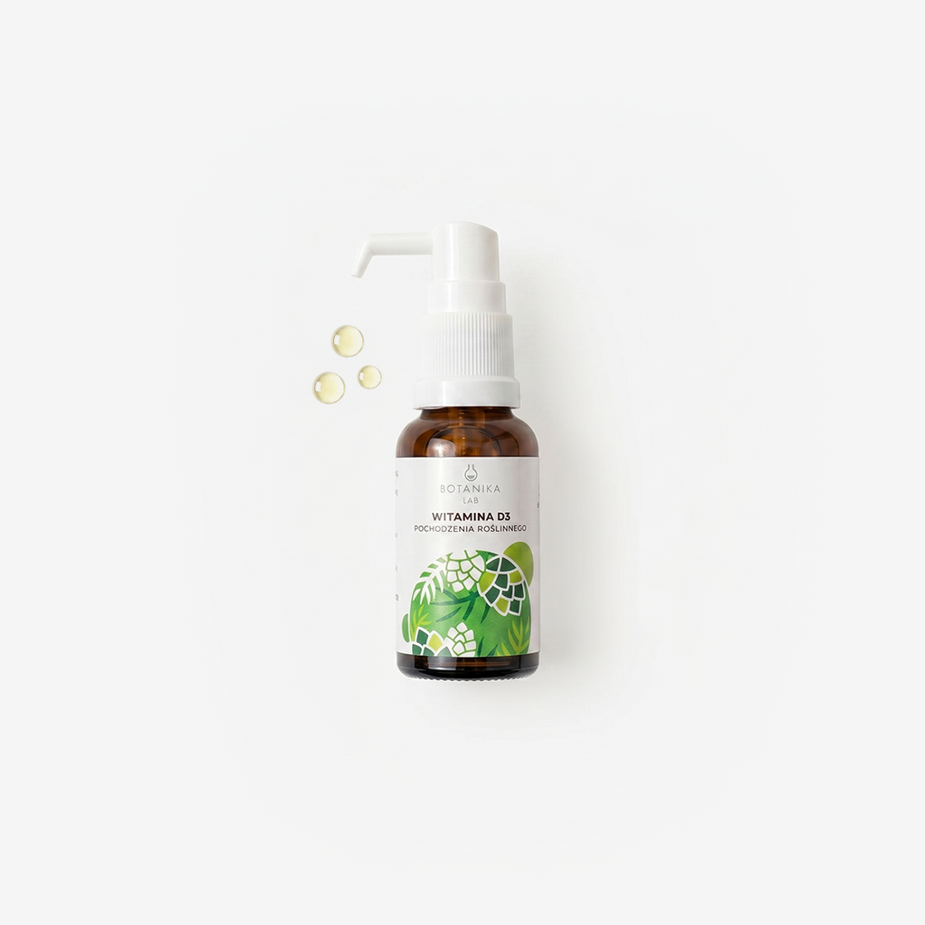 Witamina D3 pochodzenia roślinnego 20ml - suplement diety