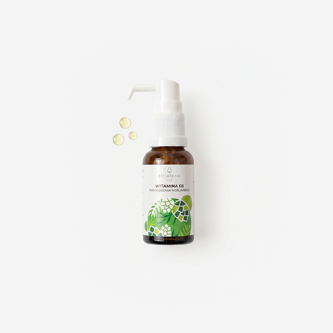 Witamina D3 pochodzenia roślinnego 20ml - suplement diety