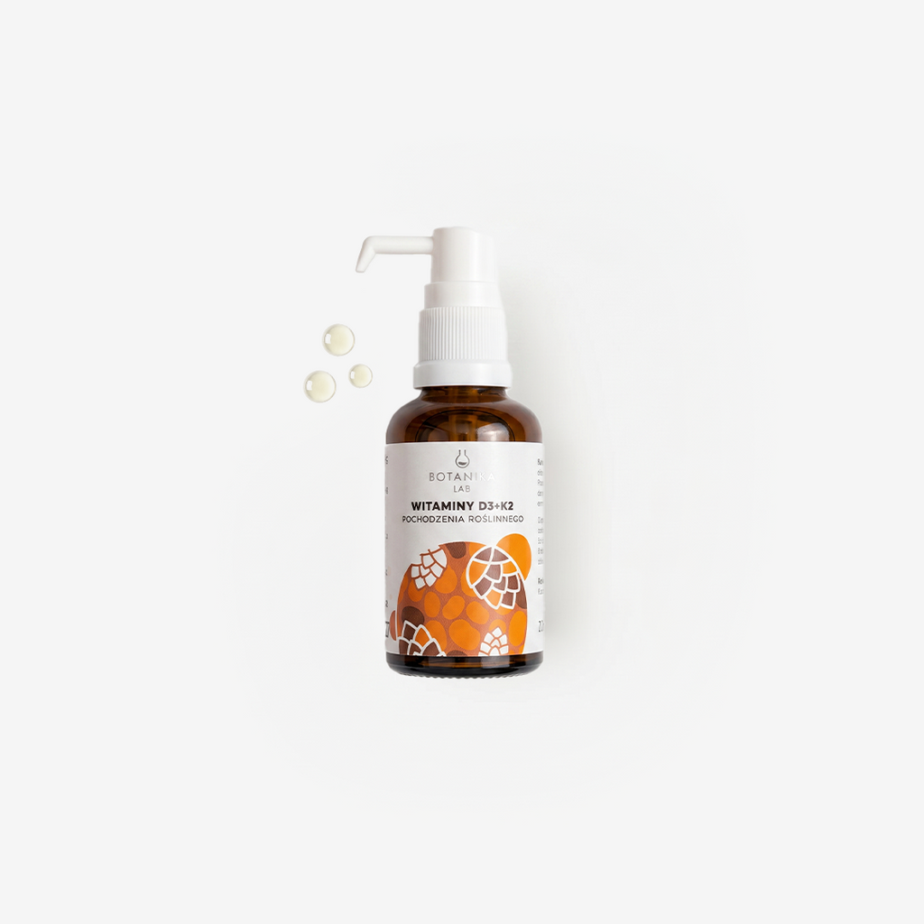 Witamina D3+K2 pochodzenia roślinnego 20 ml - suplement diety