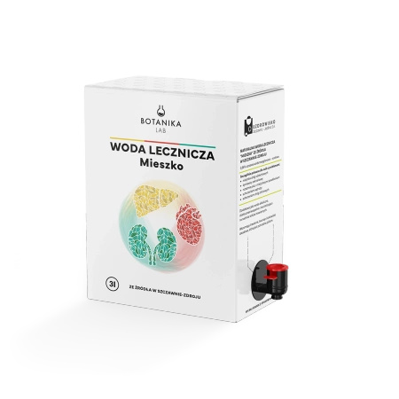 Woda lecznicza ze żródła Mieszko w Szczawnie-Zdroju 3 L